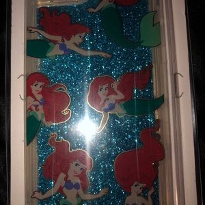 Disney glitter phone case
